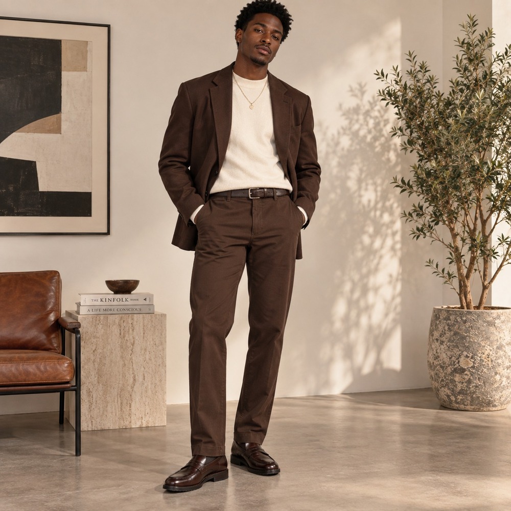 Mavi Edward Slim Straight Leg Men's Chino Pants Formal Cotton Stretch 36x34